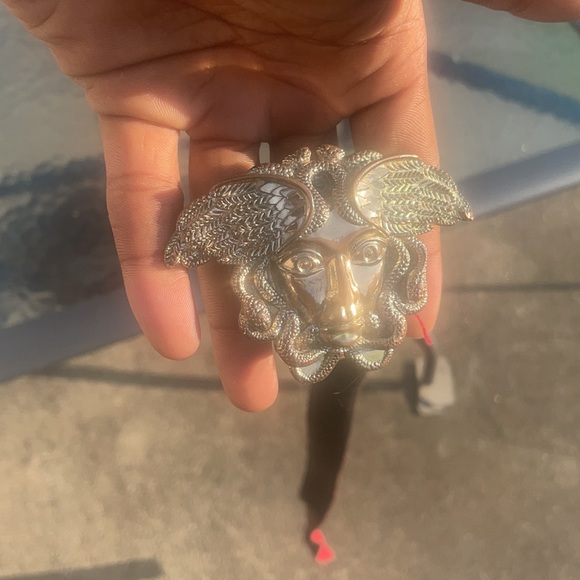 RED VERSACE BELT - Picture 3 of 8